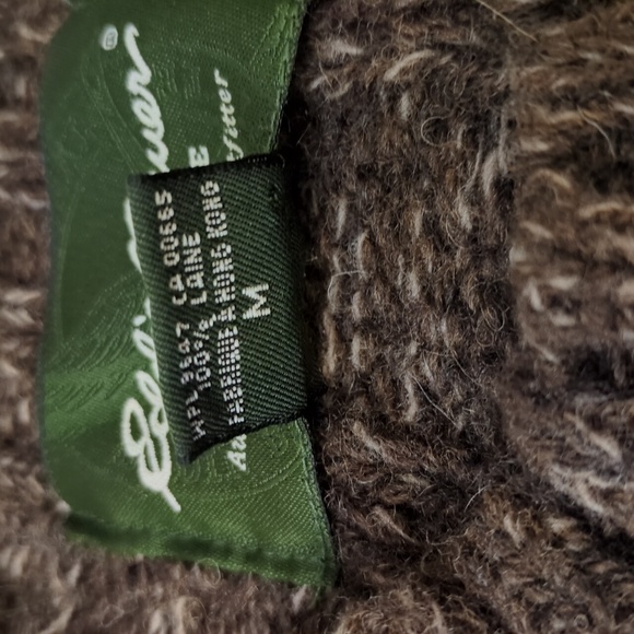 Vintage Eddie Bauer Chunky Wool Crewneck Medium - Picture 5 of 11